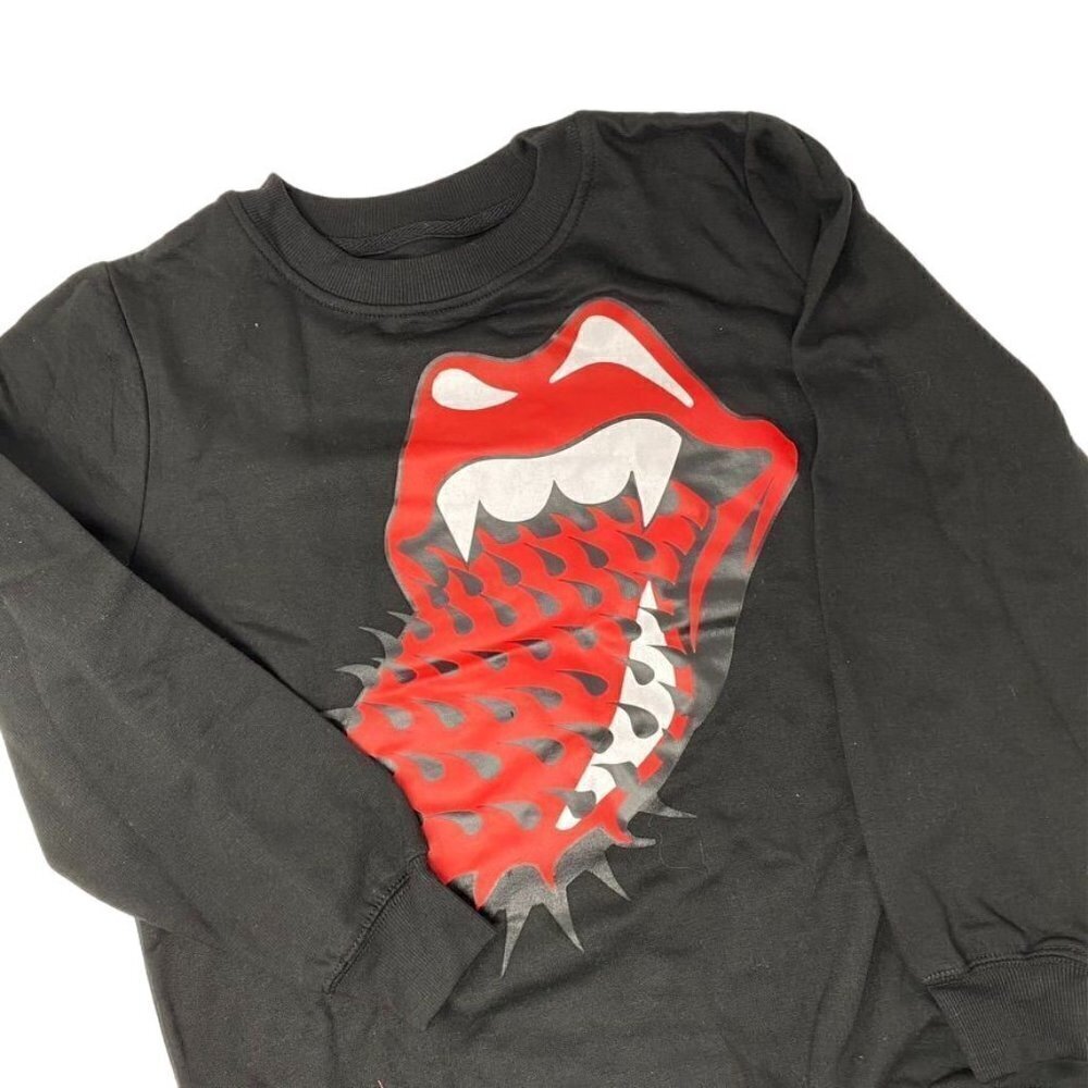 Bravado Women's The Rolling Stones Halloween Graphic Sweatshirt - Black - Picture 4 of 10